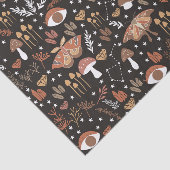 Mousseline Champignons des bois Papier de tissus (Détail)