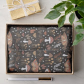 Mousseline Champignons des bois Papier de tissus (Cadeau)