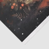 Mousseline Champignons en forêt 4 papier décolpage (Détail)