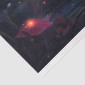 Mousseline Champignons en forêt 5 papier décolpage (Détail)