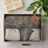 Mousseline Chat Éffrayant Whimsical 4 Halloween papier découp (Cadeau)