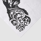 Mousseline Chats en stylo Art 1 papier découpage (Détail)