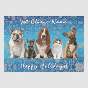 Mousseline Chats et chiens Papier Tissu vétérinaire
