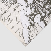 Mousseline Cherub Decoupage papier de tissus - Français Vinta (Détail)