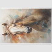 Mousseline Cheval Sauvage 1 Papier de découpage (Recto)