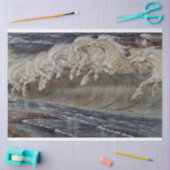 Mousseline Chevaux peignant du papier découpage (Artisanat)