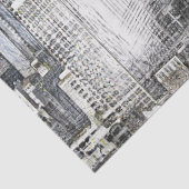 Mousseline Chicago Illinois Stetch Découpage papier (Détail)