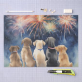 Mousseline Chiens et papier découpage Fireworks (Artisanat)