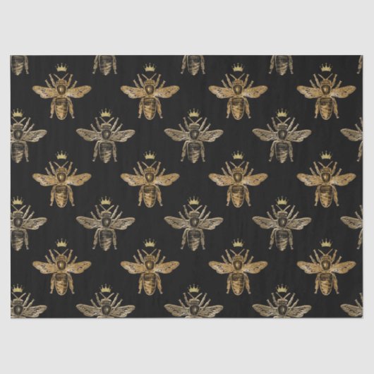 Mousseline Chimier Bee Series Design 16 Tissu Papier (Recto)