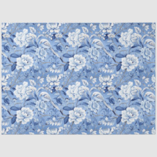 Mousseline Chinoiserie Motif Floral Papier Tissu