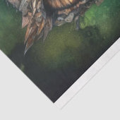 Mousseline Chouette à vapeur 1 papier découpage (Détail)