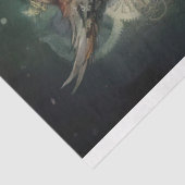 Mousseline Chouette à vapeur 3 papier découpage (Détail)