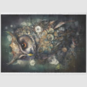 Mousseline Chouette à vapeur 3 papier découpage (Recto)