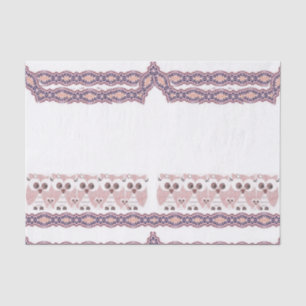 Mousseline Chouette en papier de tissu décoratif