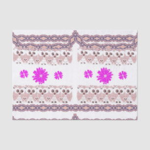 Mousseline Chouette en papier de tissu décoratif