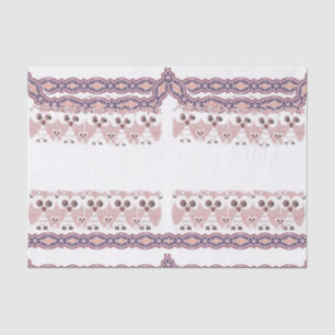 Mousseline Chouette en papier de tissu décoratif