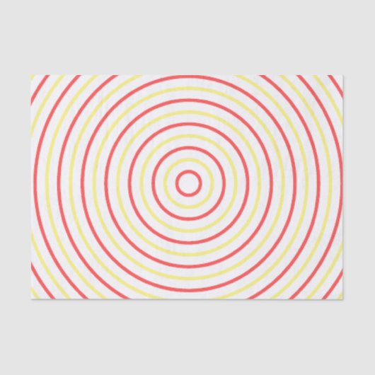 Mousseline Circulaire sur papier de tissus (Recto)