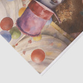 Mousseline Cirque Clown 5 papier découpage (Détail)