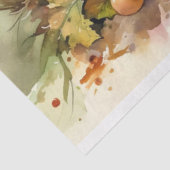 Mousseline Citrouilles et fleurs 7 Papier de découpage (Détail)