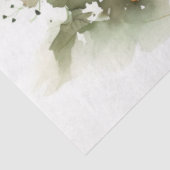 Mousseline Citrouilles et Floraux 1 Papier de découpage (Détail)