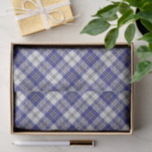 Mousseline Clan MacPherson bleu robe Tartan Tissu Papier (Cadeau)