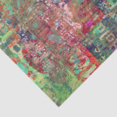 Mousseline Collage d'art Tissu ou papier découpage (Détail)