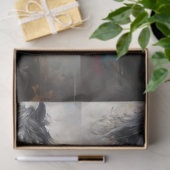 Mousseline Collage de Cheval Sauvage 4 papier de découpage (Cadeau)