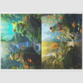 Mousseline Collage de grenouille 2 papier de découpage (Recto)