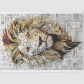 Mousseline Collage en papier illisible stratifié AS4 (Recto)