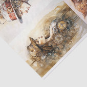 Mousseline Collage Steampunk 1 papier décolpage (Détail)
