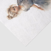 Mousseline Collage Young Ballerina 1 papier de découpage (Détail)