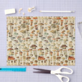 Mousseline Collection de champignons Papier de tissus (Artisanat)
