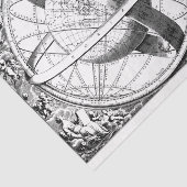 Mousseline Constellations Zodiac 22 Papier blanc noir (Détail)