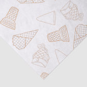 Mousseline Contient juste du papier tissu orange (Détail)