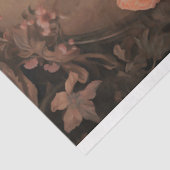 Mousseline Corbeau en fleurs 2 papier découpage (Détail)