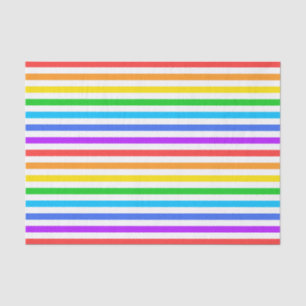 Mousseline Couleurs arc-en-ciel et papier de fond blanc