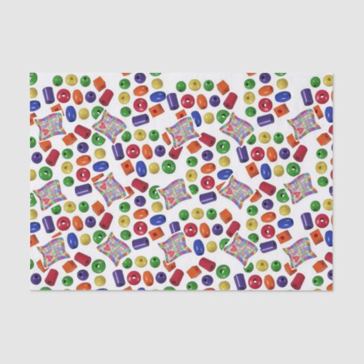 Mousseline Couleurs du papier de tissus (Recto)