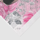 Mousseline Couture en glam rose et noir 7 Découpage papier (Détail)