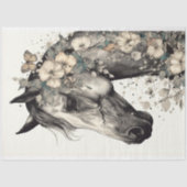 Mousseline Crayon de cheval Art 1 papier découpage (Recto)