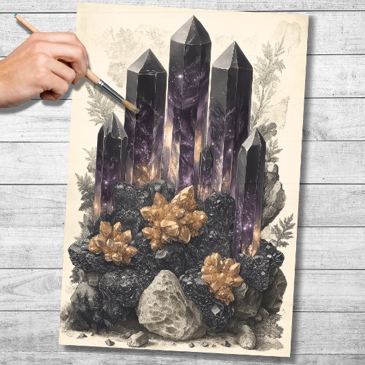 Mousseline Cristaux 2 papier découpage