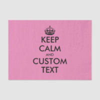 Custom Keep Calm papier cadeau souvenir papier pap
