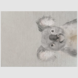 Mousseline Cute Australian Koala Decoupage papier de papier t