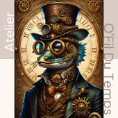 Mousseline Cute Fish Steampunk Hat Tissue paper Tissuepapier