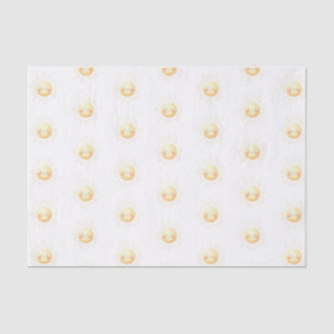 Mousseline Cute Kids Yellow Sunshine 10lb Papier Tissu, Blanc