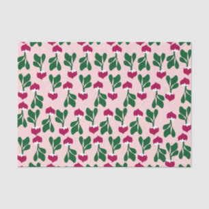 Mousseline Cute Radis Papier Tissu