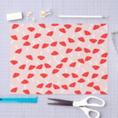 Mousseline Cute Toadstool Champignons Papier Tissu (Artisanat)