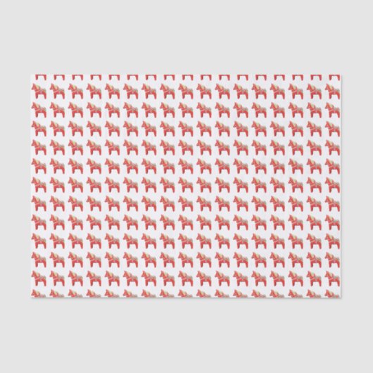 Mousseline Dala Horse Tissu Papier (Recto)
