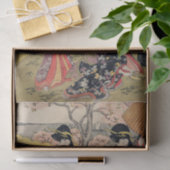 Mousseline DAMES JAPONAISES AVEC BLOSSOM DE FROMAGE Papier Ti (Cadeau)