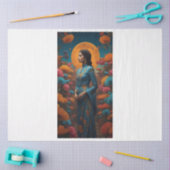 Mousseline Dans le champ de flore papier découpage tissue (Artisanat)