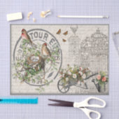 Mousseline Dans le papier de fond du jardin (Artisanat)